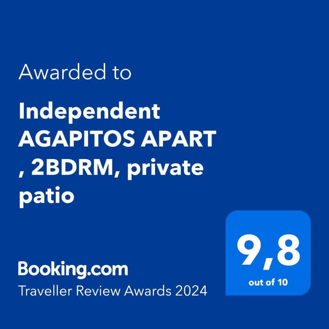 Independent AGAPITOS APART , 2BDRM, private patio Naxos City Buitenkant foto